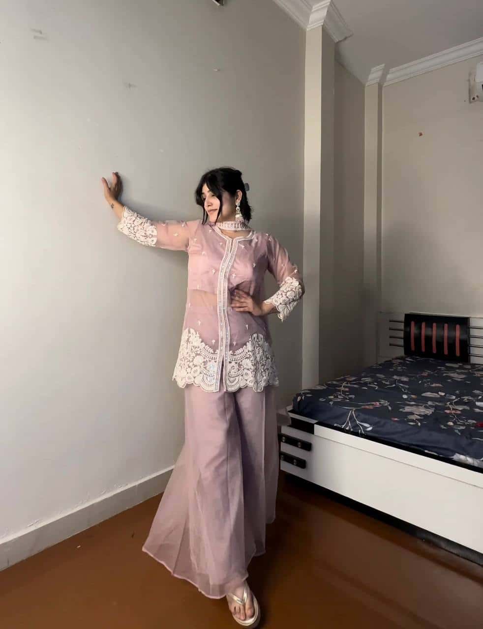 New Four Piece Indo-Western Outfit for the Trendy Wedding Season