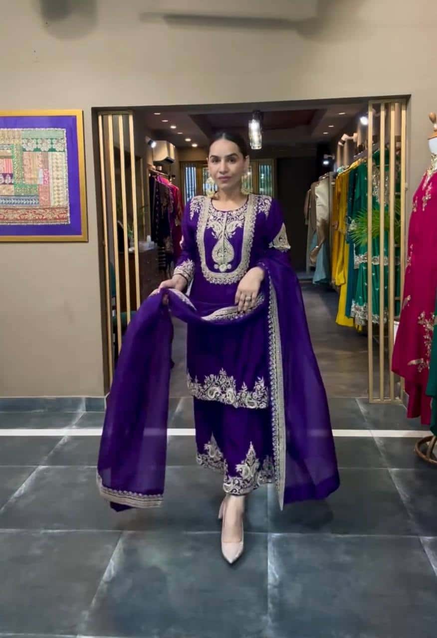 Silk kurta pant sets for women,Wedding,Festive wear dress