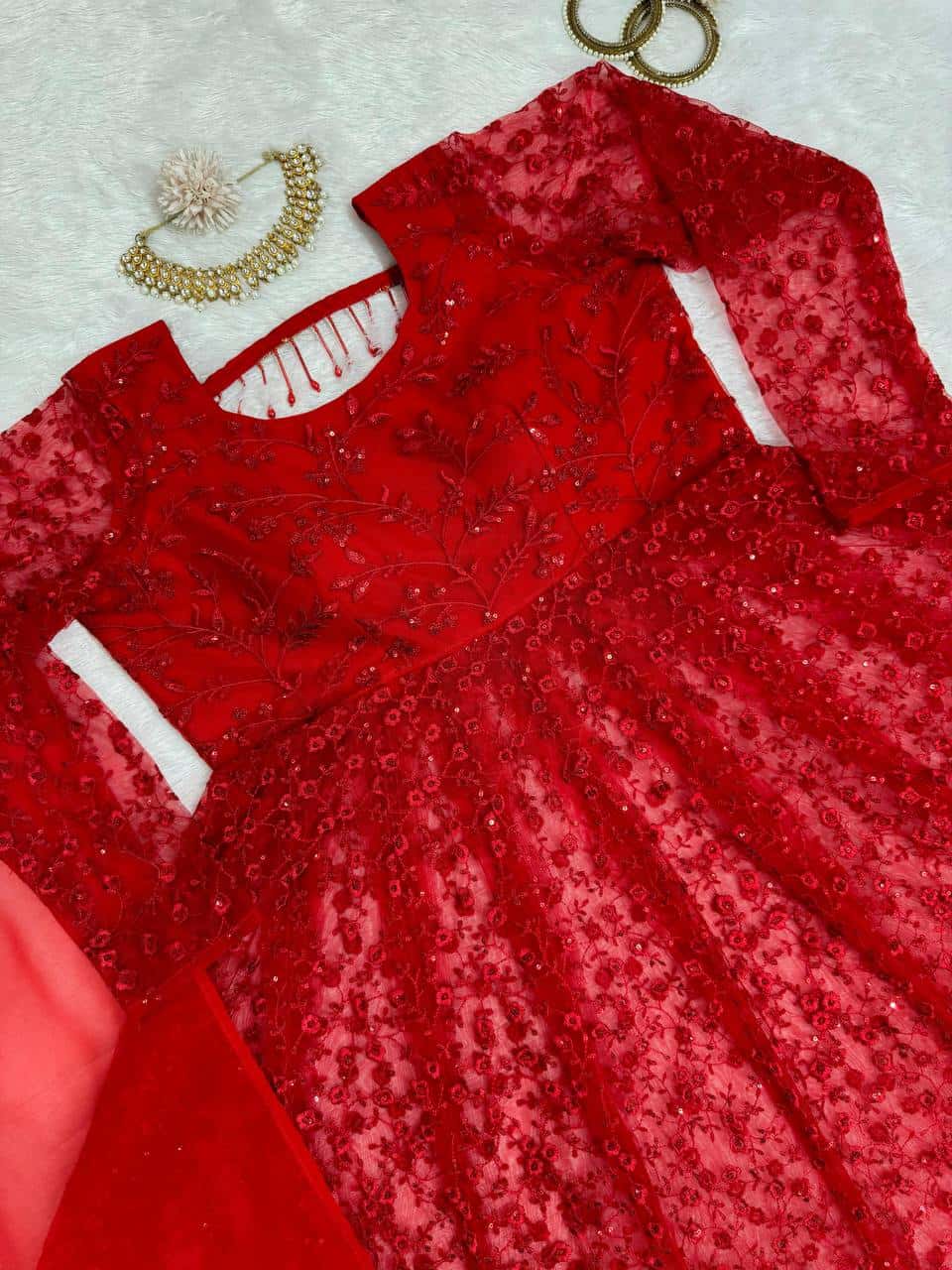 Valentin's wear red designer suit sets