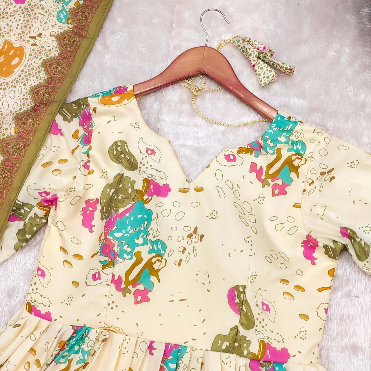 3 pc suit set for women,Soft cotton anarkali suit