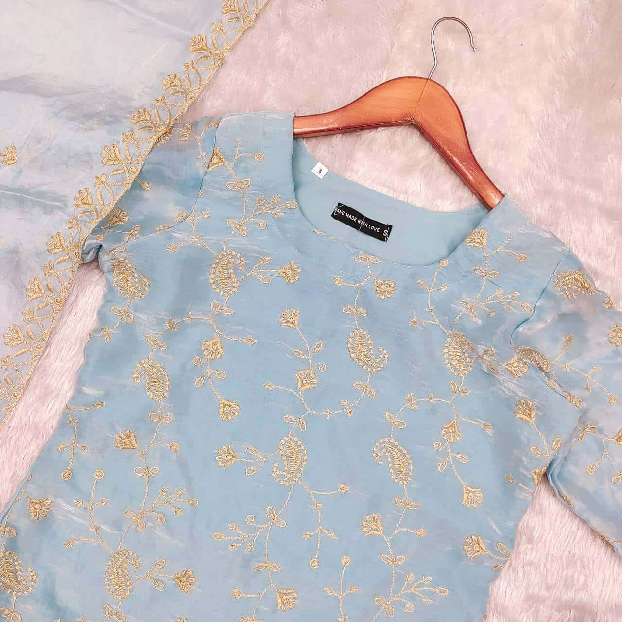 Space Silk kurta set for women,Festival wear suit