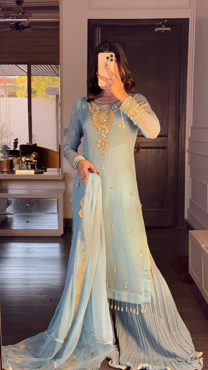 Women designer pakistani wedding wear salwar kameez