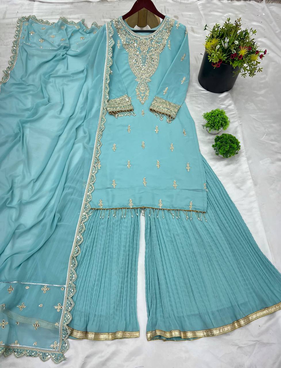 Women designer pakistani wedding wear salwar kameez