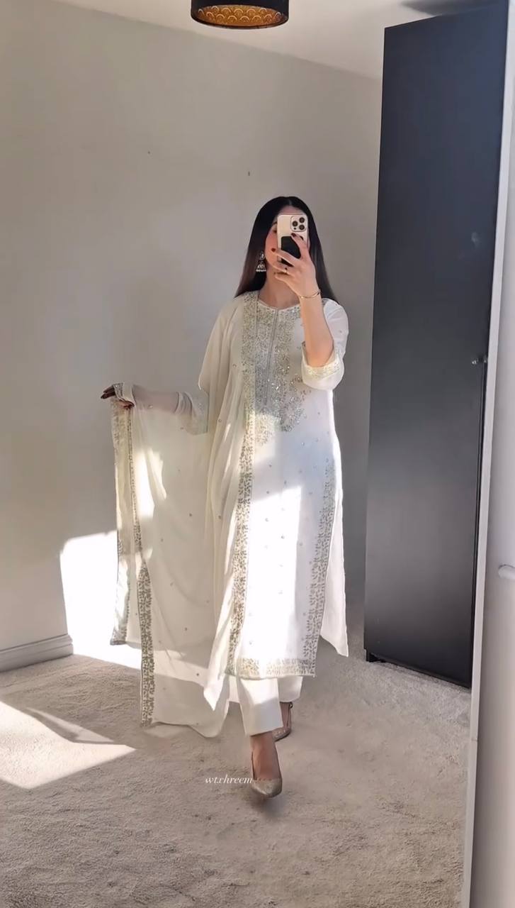 Premium Embroidered Georgette Set for women