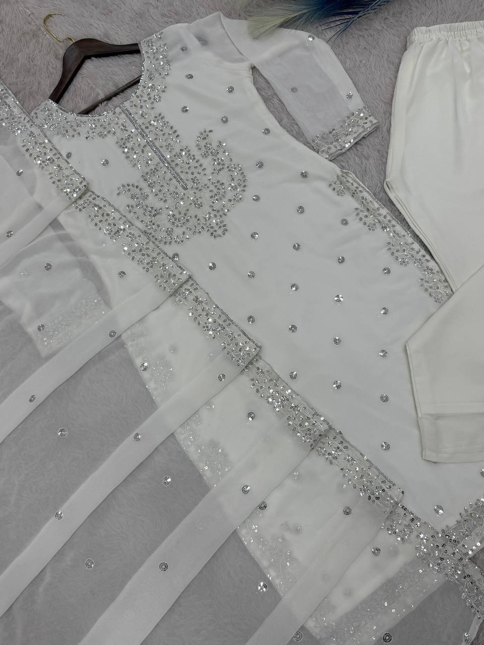 Premium Embroidered Georgette Set for women