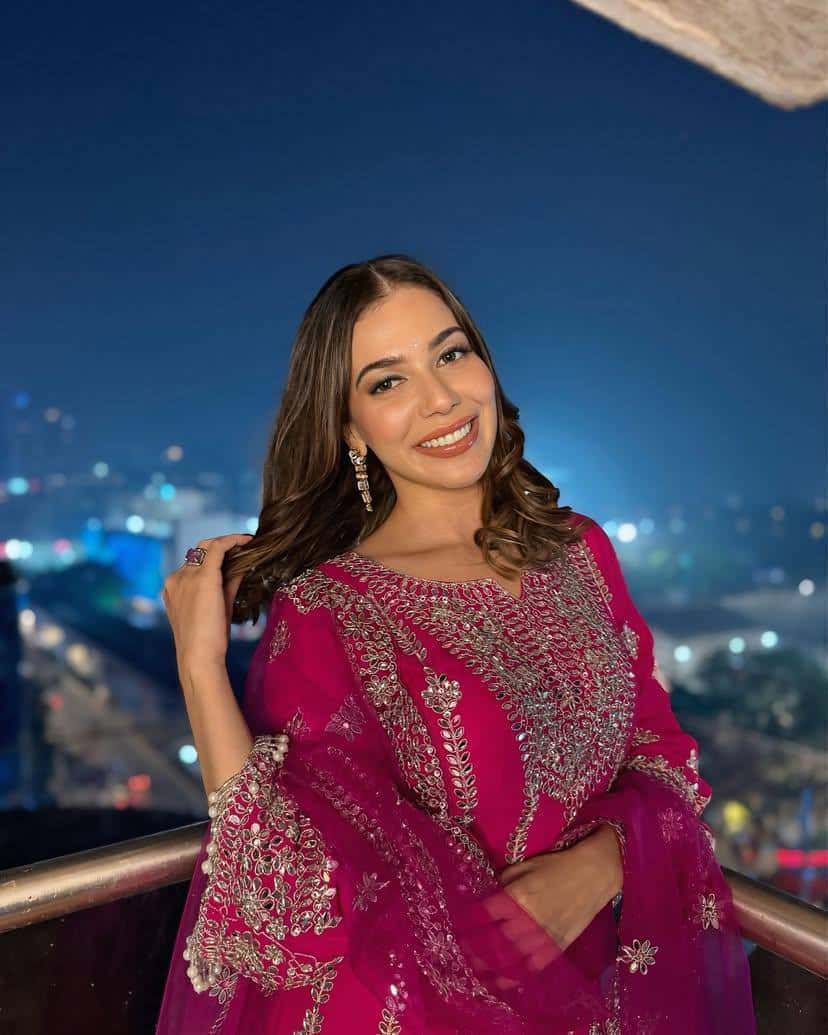 Heavy chinon silk sequence embroidery readymade stitch salwar suit