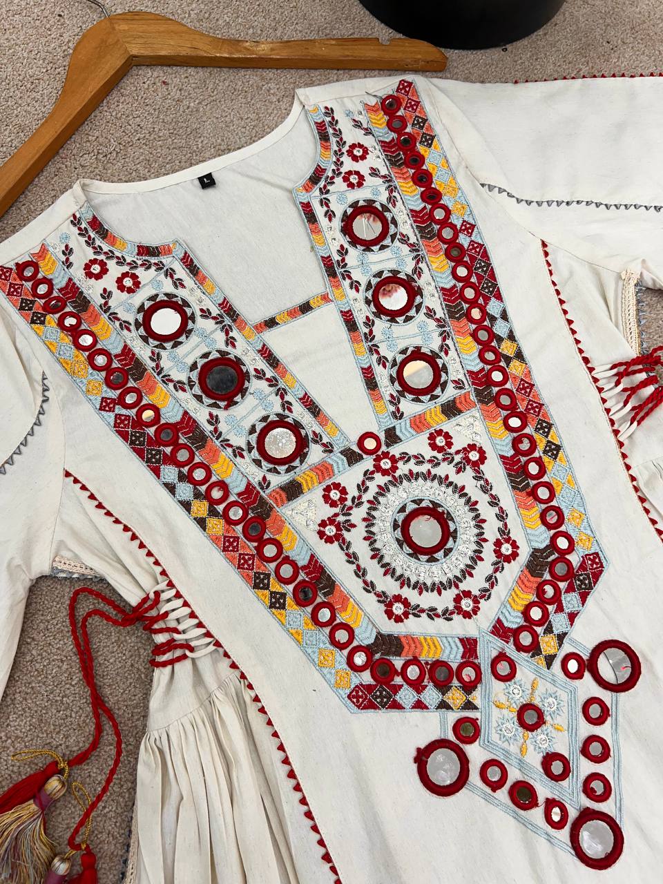 Rakhi Special Premium Khadi Cotton Designer Co-ord Set