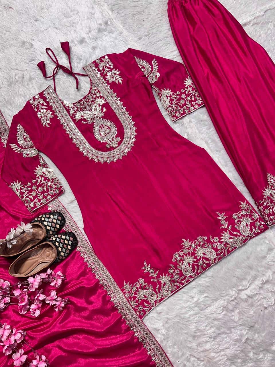 Silk kurta pant sets for women,Wedding,Festive wear dress