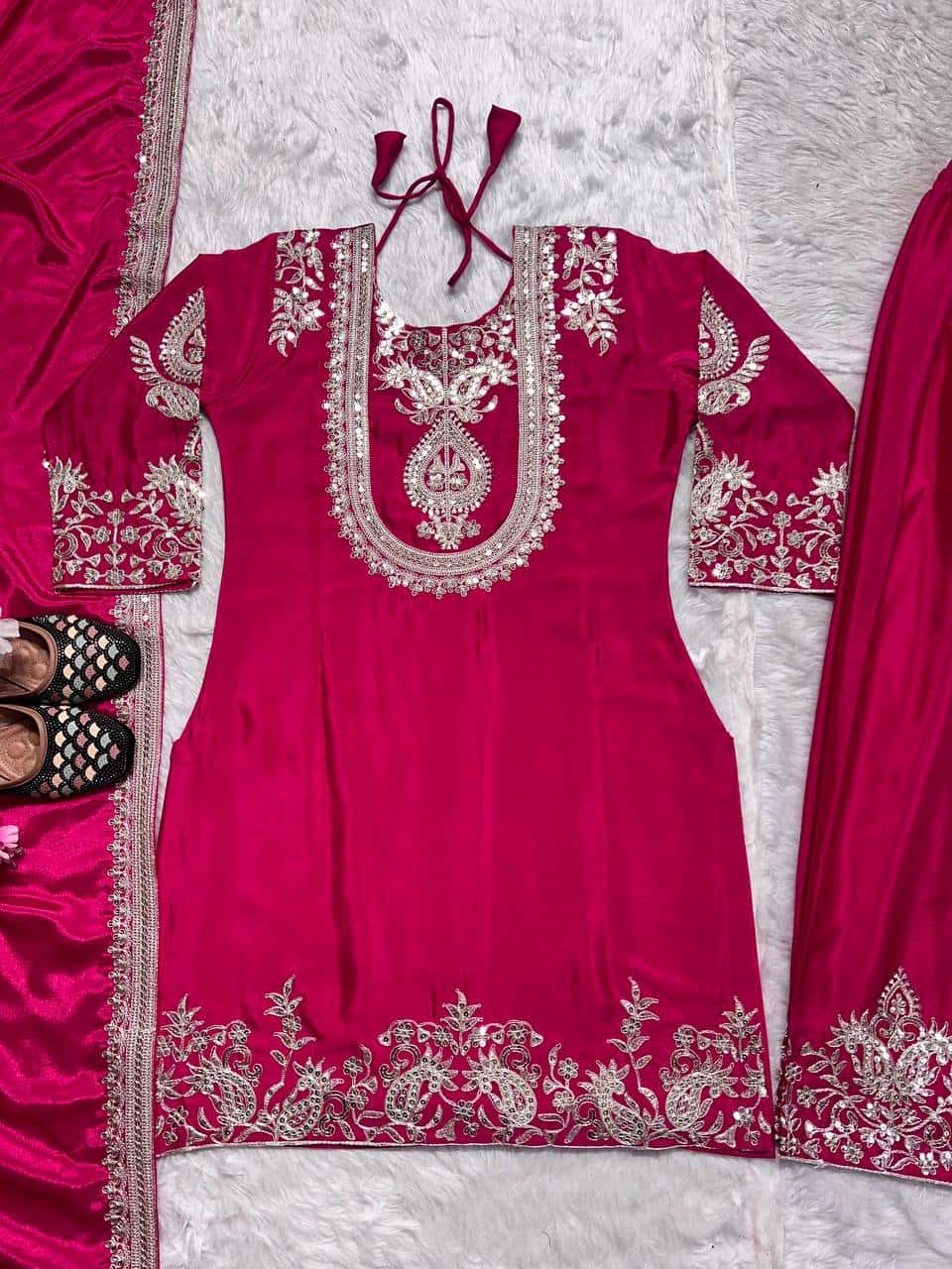 Silk kurta pant sets for women,Wedding,Festive wear dress
