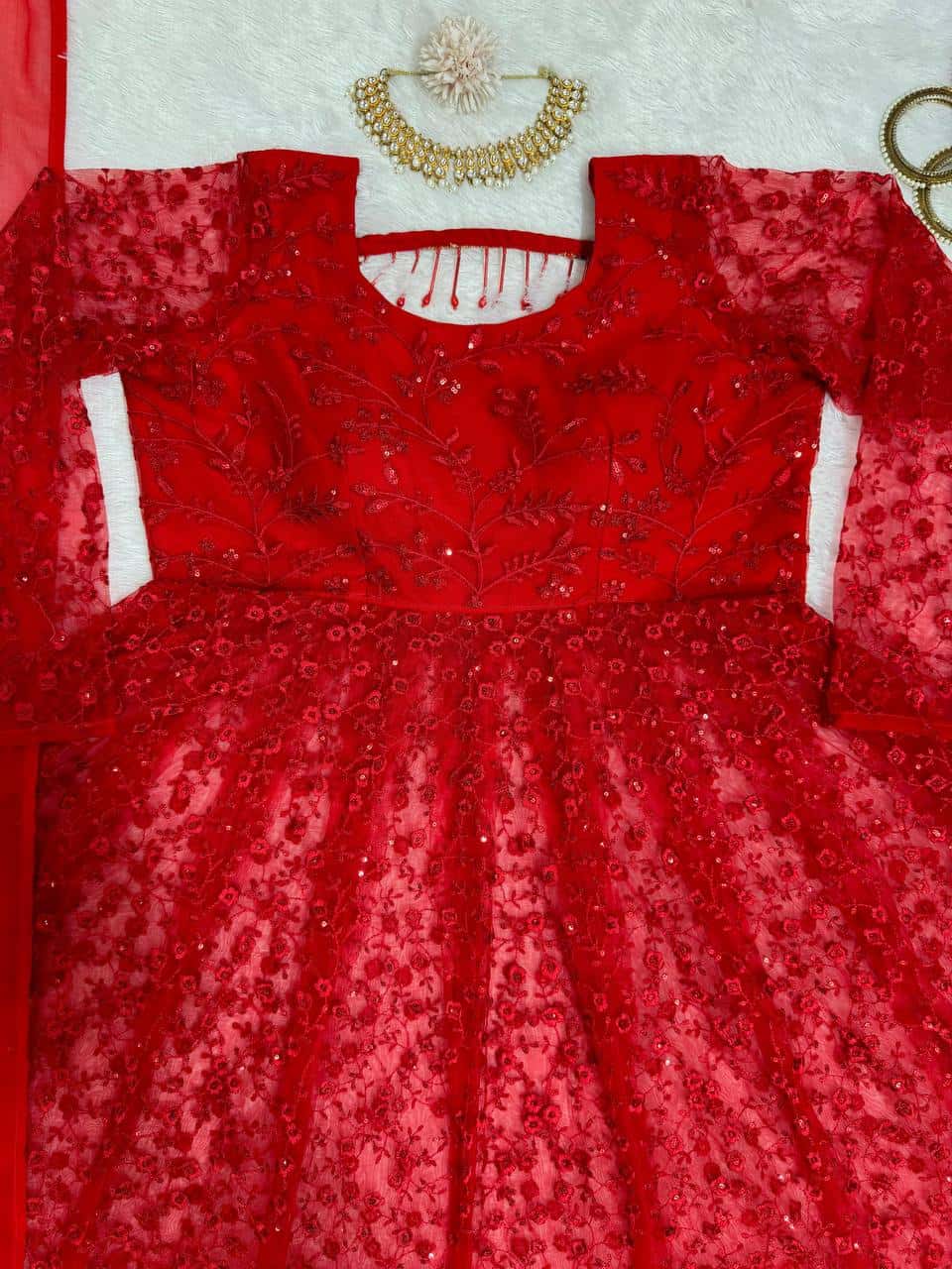 Valentin's wear red designer suit sets