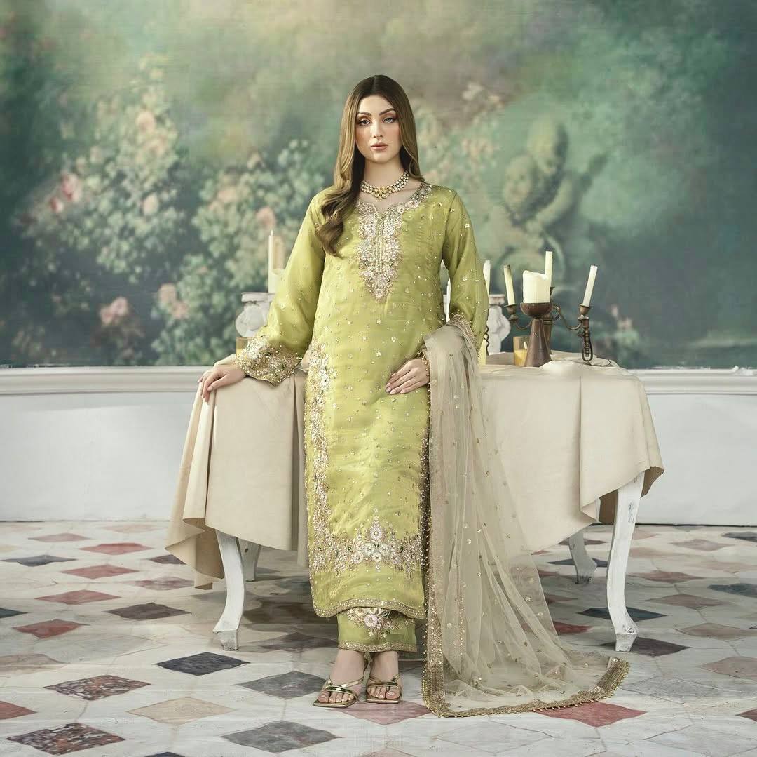 Party wear designer Jimmy Choo fabric suit set