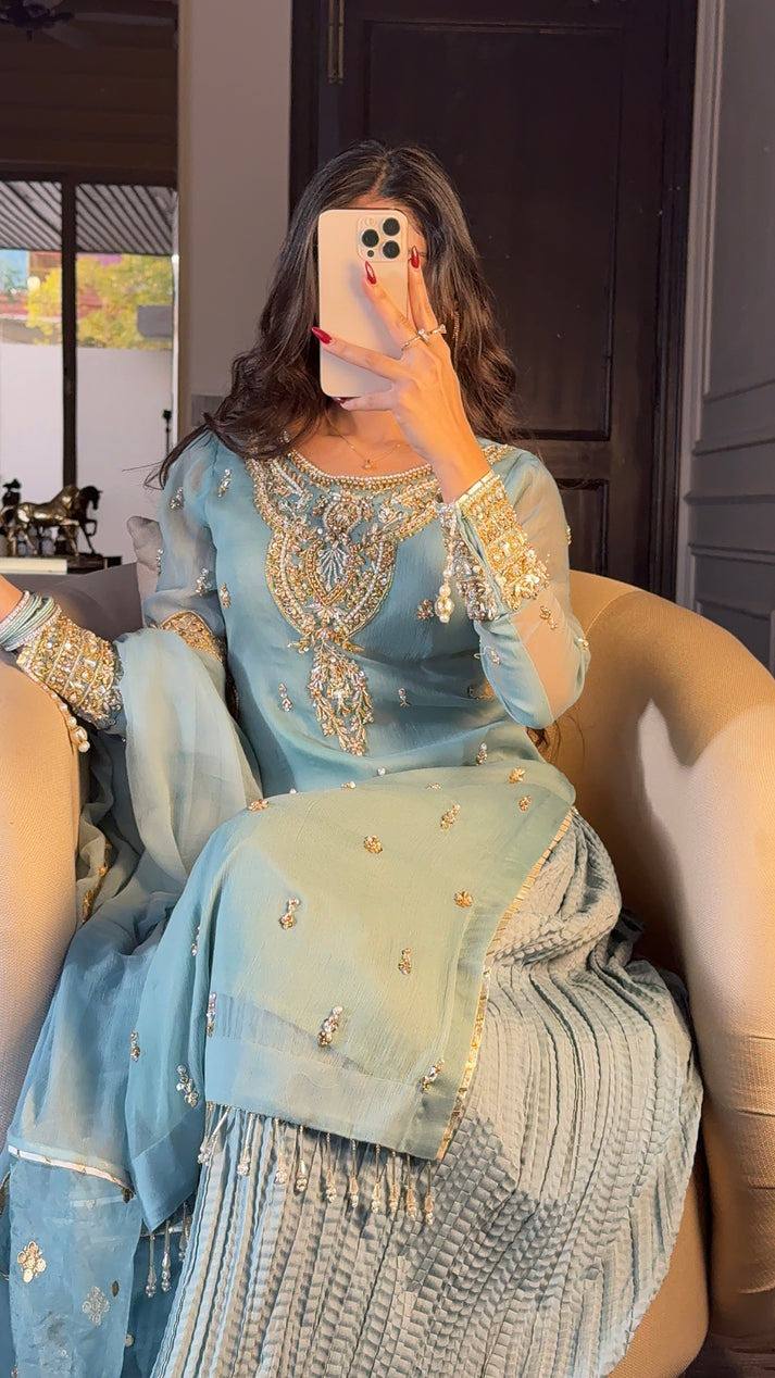 Women designer pakistani wedding wear salwar kameez