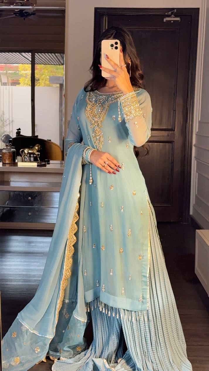 Women designer pakistani wedding wear salwar kameez