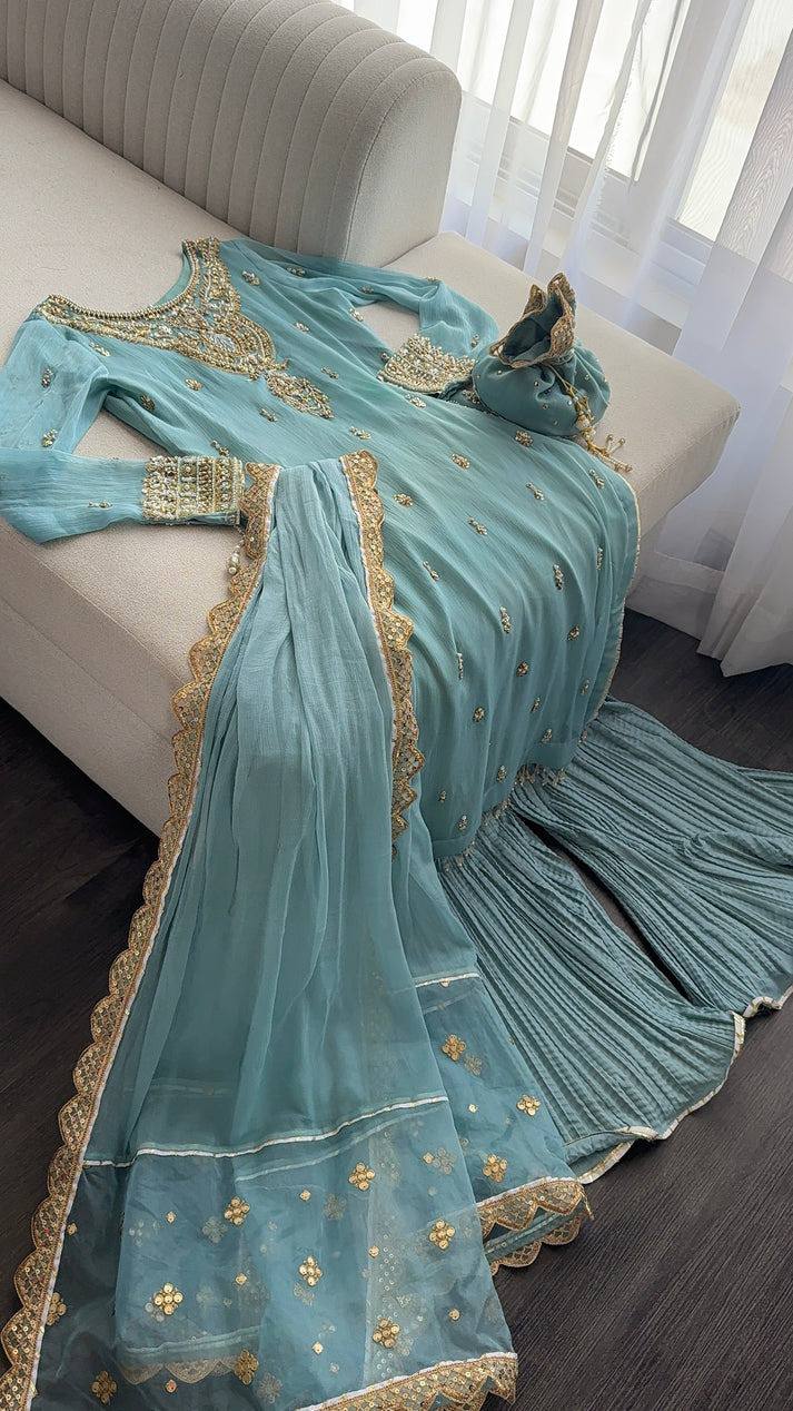 Women designer pakistani wedding wear salwar kameez