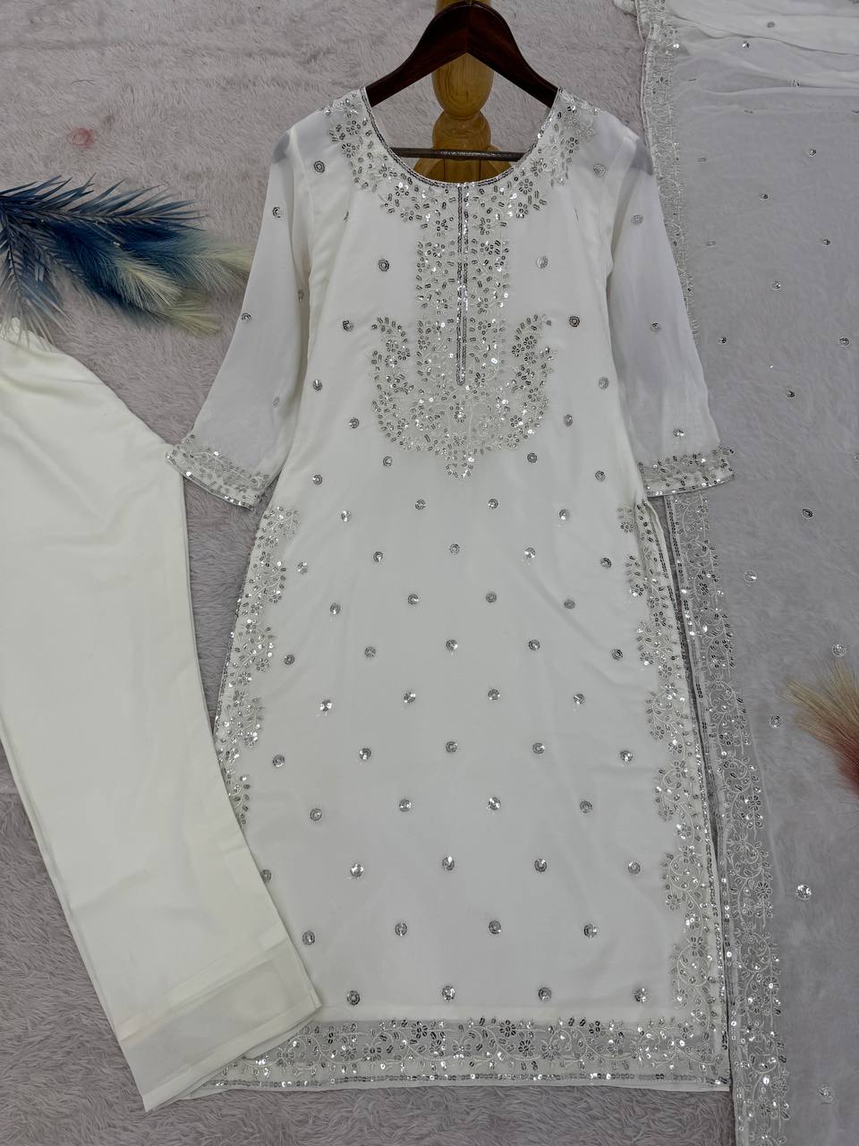 Premium Embroidered Georgette Set for women