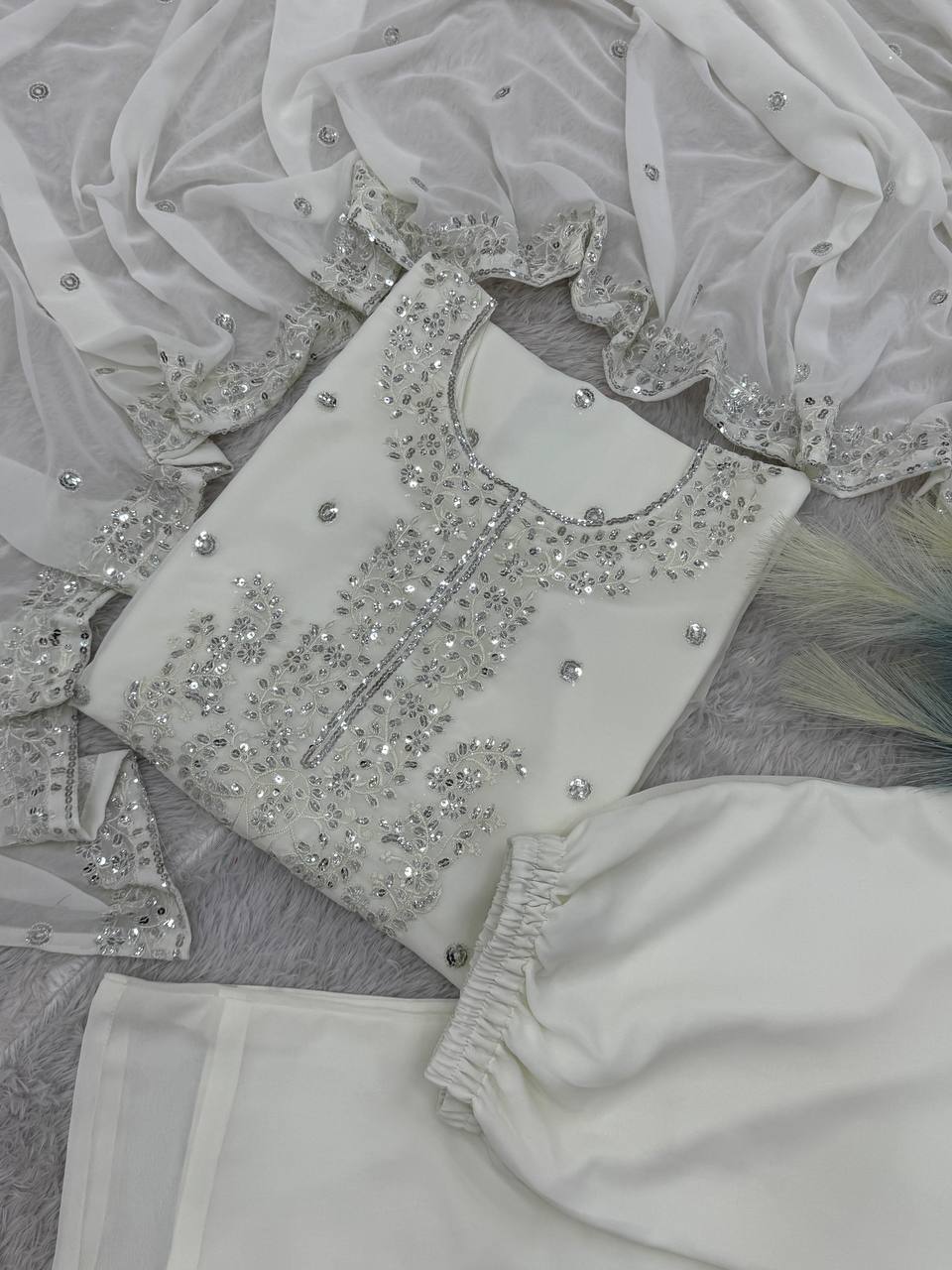 Premium Embroidered Georgette Set for women