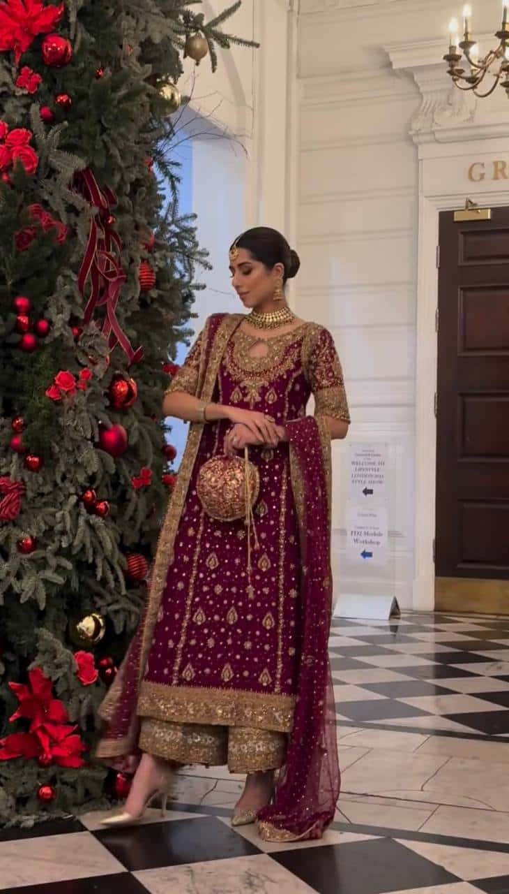 "Elegant Faux Georgette Embroidered Suit Set with Full Sleeves, Pants, and Dupatta"
