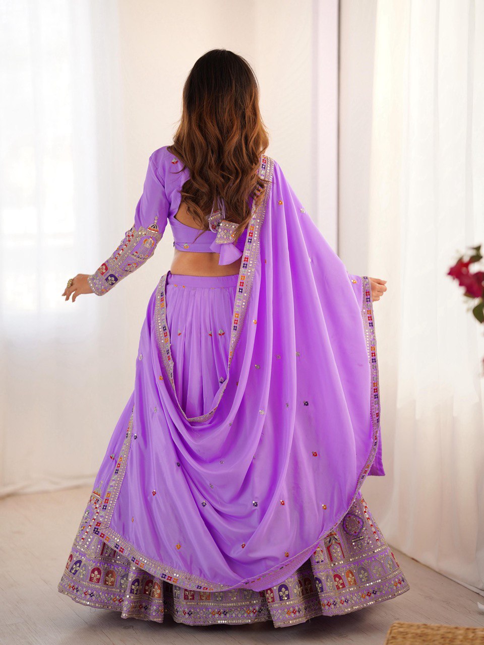 Readymade Lehenga Choli fully stitched Dupatta Set