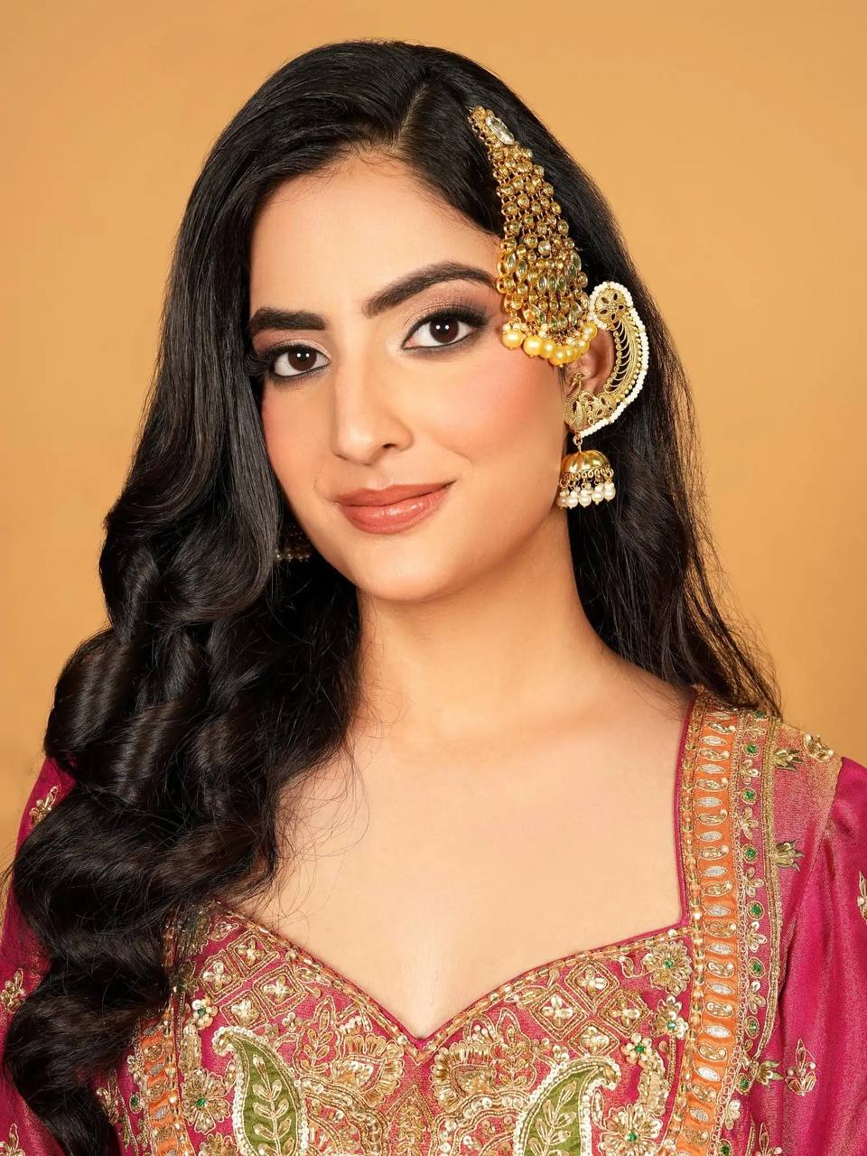 Party wear shimmer silk kurta palazzo with dupatta sets