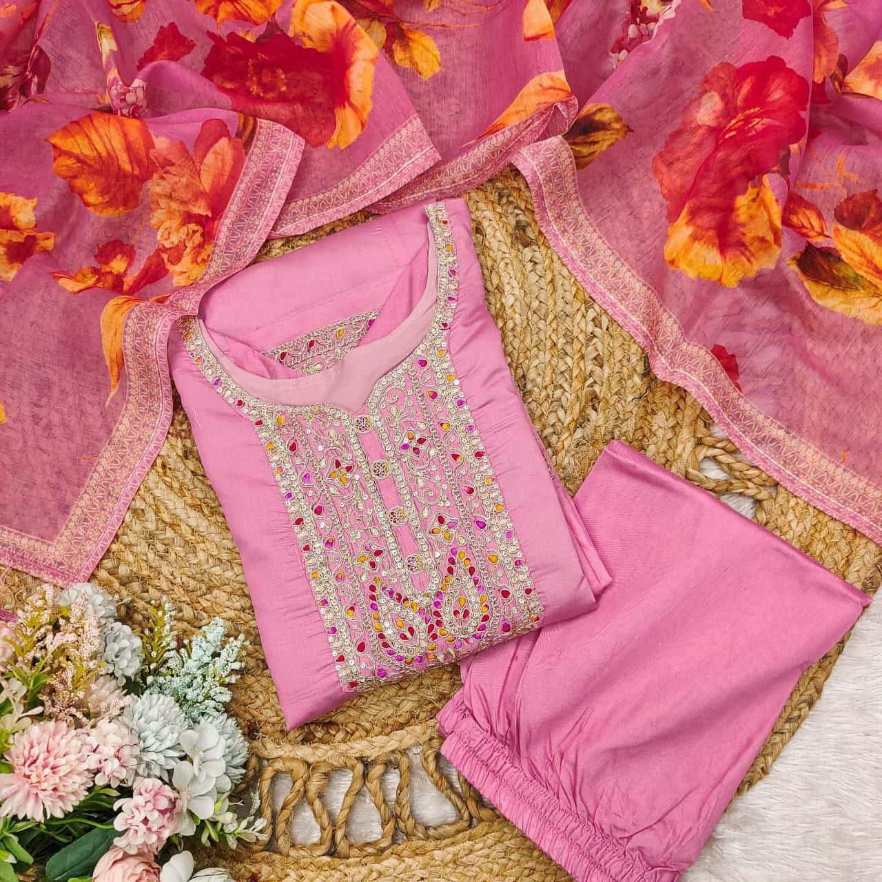 Premium Embroidered Dress for Weddings & Galas