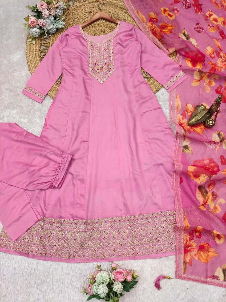 Premium Embroidered Dress for Weddings & Galas