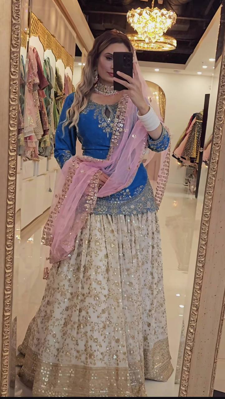 Silk Designer lehenga set for women