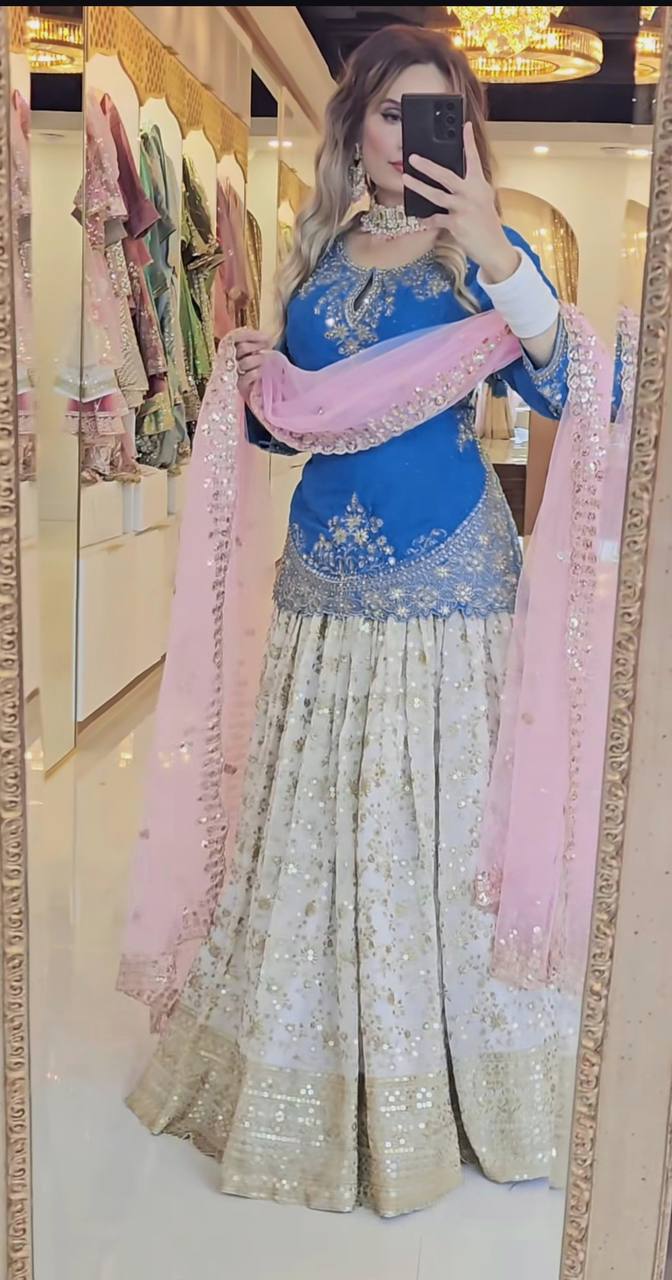 Silk Designer lehenga set for women