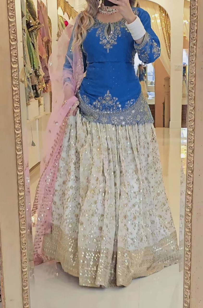 Silk Designer lehenga set for women