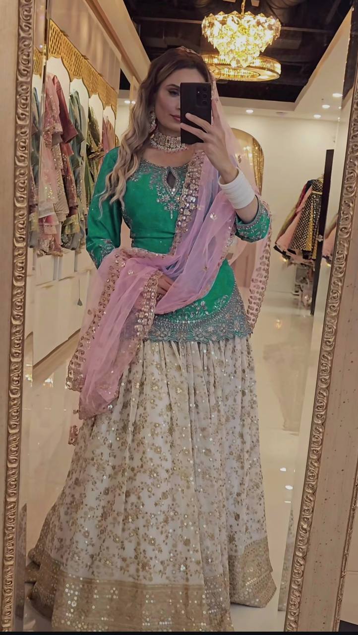 Silk Designer lehenga set for women