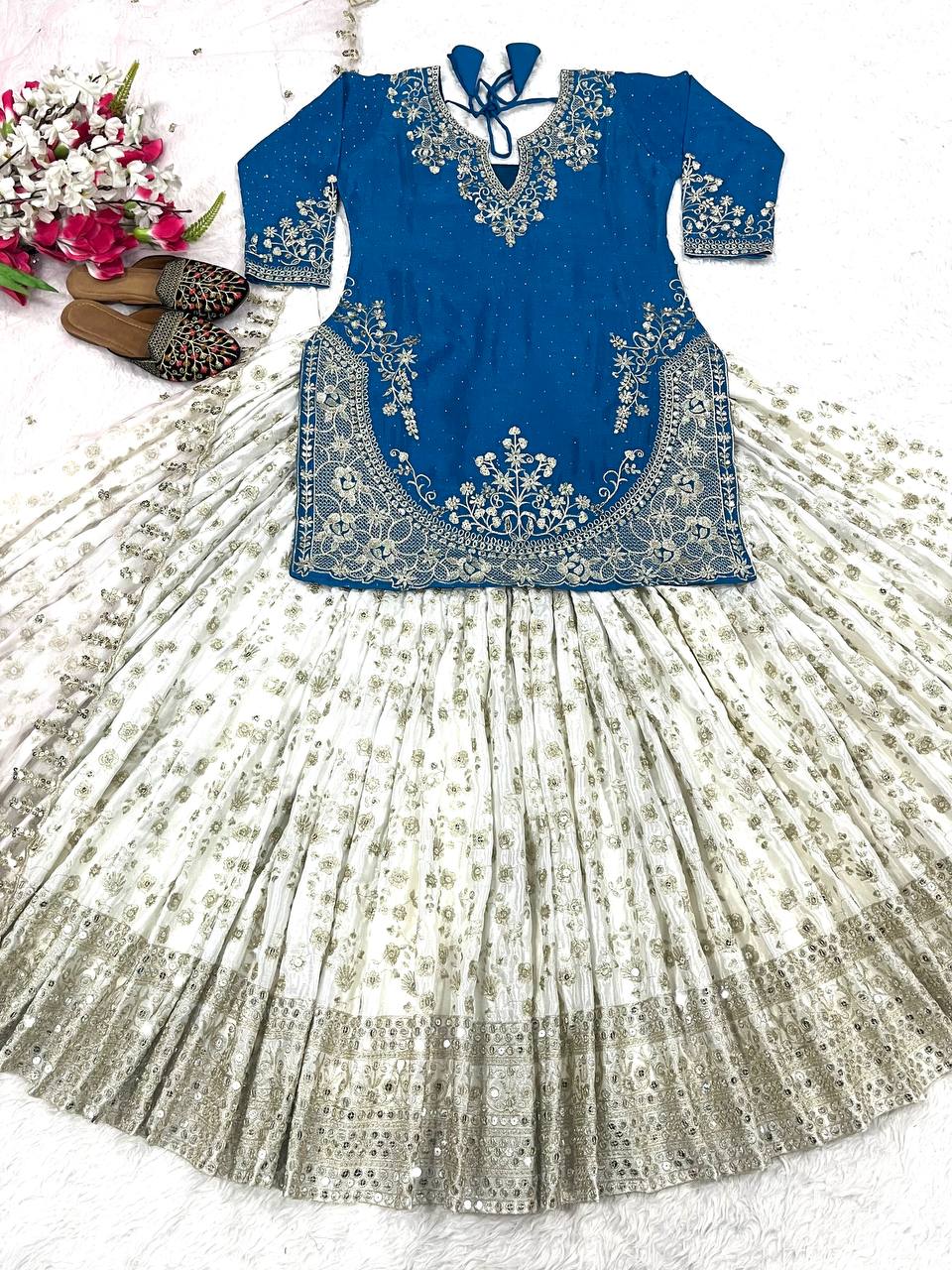 Silk Designer lehenga set for women