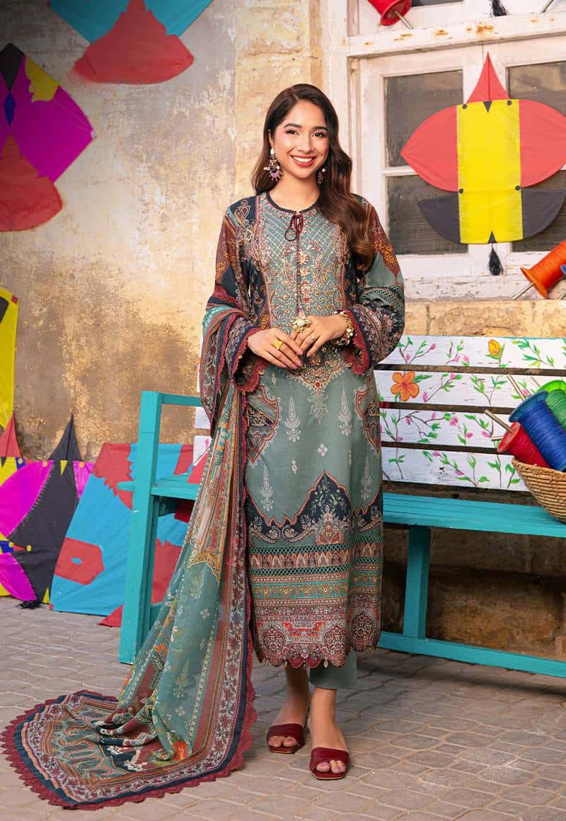 Pure Muslin Cotton Straight Kurta Pant with Dupatta