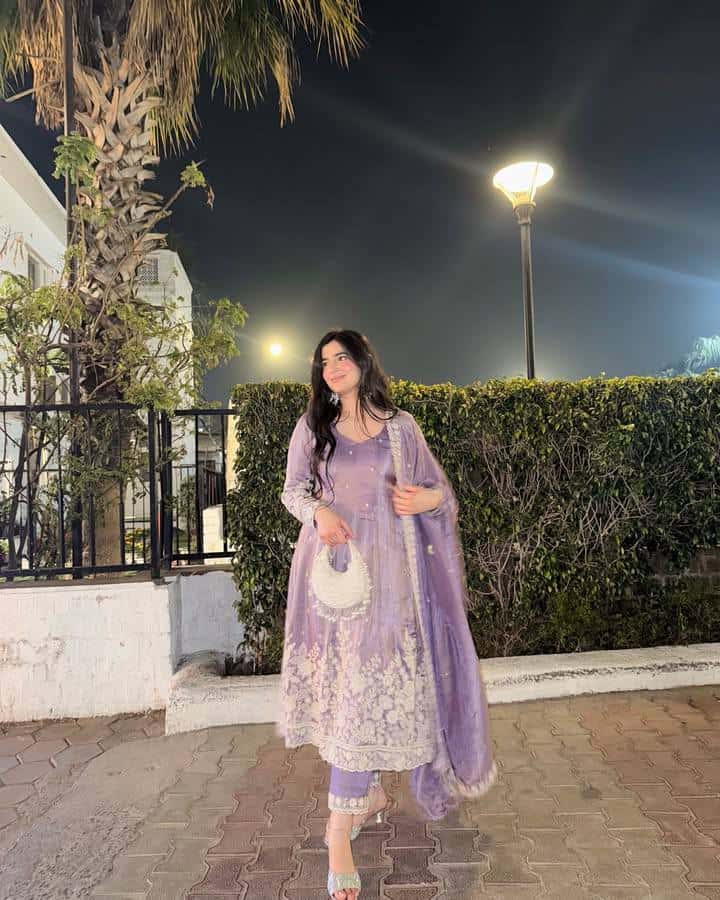 Designer jimi chu embroidery readymade salwar suit set